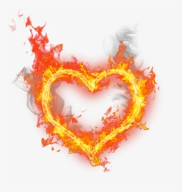 Fire Heart Burning Png - Fire Png Full Hd, Transparent Png, Transparent PNG