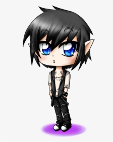 Trends For Blue Hair Anime Boy Chibi - Anime Boy Cartoon Style, HD Png Download, Transparent PNG