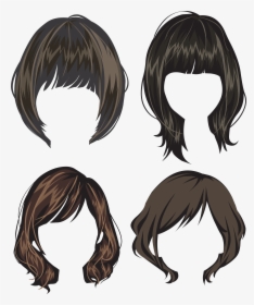 Girls Hair Wig Png Image - Black Girl Hair Png, Transparent Png ,  Transparent Png Image - PNGitem