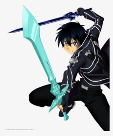 Collection Of Free Kirito Drawing Dual Sword Download, HD Png Download, Transparent PNG