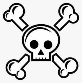 Cross, Skull, Death, Pirate, Skeleton, Dead, Head, HD Png Download, Transparent PNG