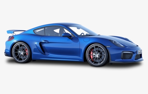 Porsche Cayman Gt4 Blue Car, HD Png Download, Transparent PNG