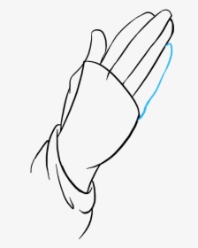 How To Draw Praying Hands, HD Png Download, Transparent PNG