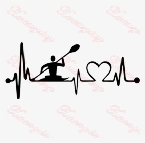 Personality Heartbeat Lifeline Kayak Fashion Creative, HD Png Download, Transparent PNG