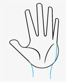 How To Draw Hand, HD Png Download, Transparent PNG