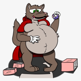 Donut Cake Theif - Cartoon, HD Png Download, Transparent PNG