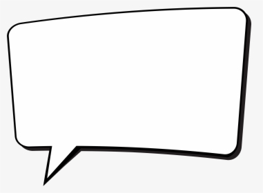 Black And White Car - Comic Speech Bubble Transparent Background, HD Png Download, Transparent PNG