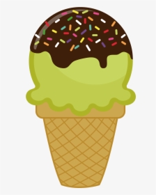 Cream Scoop Clipart Vanilla Ice - Ice Cream Clipart, HD Png Download, Transparent PNG