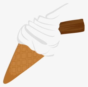 This Free Icons Png Design Of Ice Cream Cone With Chocolate - Ice Cream Png Graphic Soft, Transparent Png, Transparent PNG