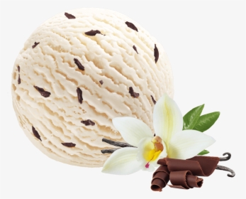 Vanilla Ice Cream With Chocolate Chips - Vanilla Ice Cream With Choc Chips, HD Png Download, Transparent PNG
