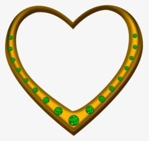 Heart,symbol,horseshoe - Diamond Gold Heart Png Transparent, Png Download, Transparent PNG