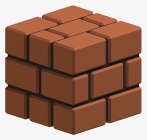 Mario Block Png - Transparent Mario Brick Block, Png Download, Transparent PNG