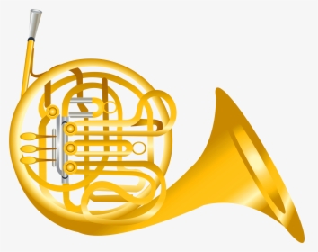 French Horn Transparent Png Clipart - French Horn Clipart Png, Png Download, Transparent PNG