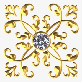 Gold, Metallic, Decorative, Royal, Ornament, Flourish - Golden Ornament Png, Transparent Png, Transparent PNG
