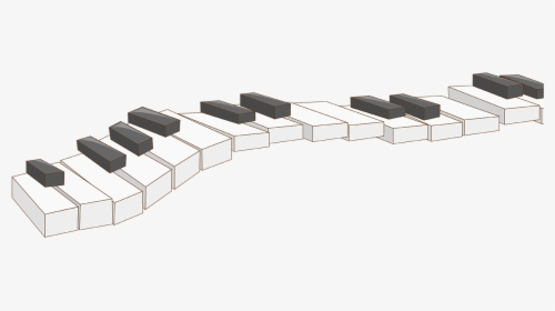 Piano Musical Keyboard Cartoon - Piano Keys Cartoon Png, Transparent Png, Transparent PNG