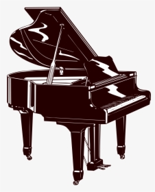 Piano Musical Instrument Silhouette - 手繪 鋼琴, HD Png Download, Transparent PNG