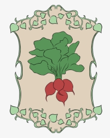 Radish Garden Vegetable Free Picture - Poison Ivy Border Clipart, HD Png Download, Transparent PNG