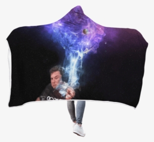 3d Elon Musk Smoking Out Space Full-print Hooded Blanket - Elon Musk Wallpaper Phone, HD Png Download, Transparent PNG