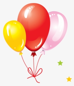 Knotted Three Balloons Png - Birthday Balloons Png, Transparent Png, Transparent PNG