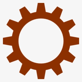 Chestnut Brown Cogwheel Svg Clip Arts - Cog Wheel Png, Transparent Png, Transparent PNG