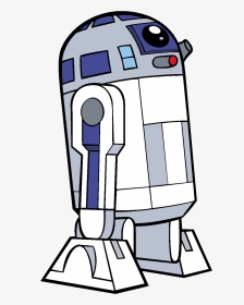 Transparent R2d2 C3po Png - Star Wars R2d2 Cartoon, Png Download, Transparent PNG