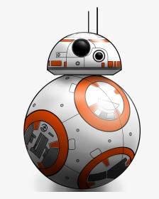 Bb 8 R2 D2 C 3po Stormtrooper Clip Art - Star Wars Bb8 Clipart, HD Png Download, Transparent PNG