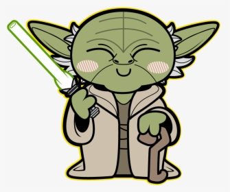 Tiefighters Star Wars Pinterest - Chibi Star Wars Yoda, HD Png Download, Transparent PNG