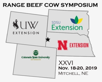 Graphic Showing 4 States Involved In Symposium - Colorado State University, HD Png Download, Transparent PNG