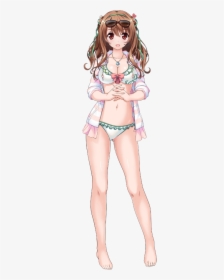 Girl Bikini Png - Flower Knight Girl Nazuna, Transparent Png, Transparent PNG