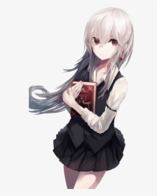 Anime Girl Render 47 By Notsocreativ-dbc5ebv - Anime Girl White Hair Red Eyes, HD Png Download, Transparent PNG