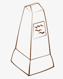 Gravestone Clipart Vector - Obelisk Drawing Clipart, HD Png Download, Transparent PNG