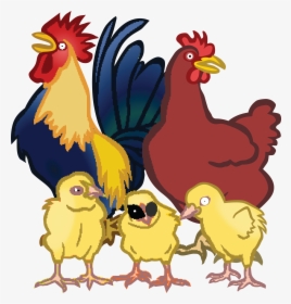 Free Clipart Of A Chicken Family - Chickens Clipart, HD Png Download, Transparent PNG