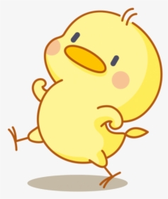 Chicken Little Yellow Cartoon Clipart Image And Transparent - Cute Duck Cartoon Png, Png Download, Transparent PNG