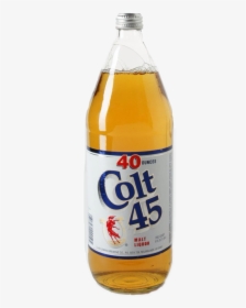 #colt45 #40oz #beer - Glass Bottle, HD Png Download, Transparent PNG