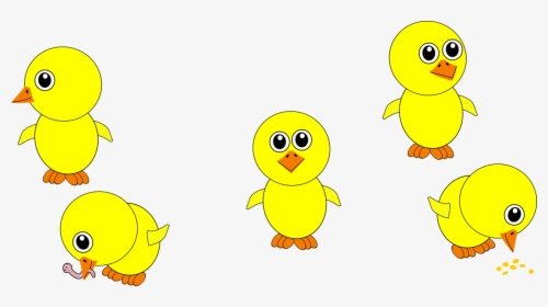Transparent Chicken Png Cartoon - Chicks Cartoon, Png Download, Transparent PNG