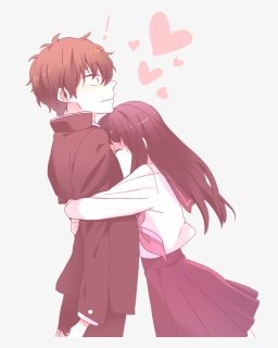 Anime Love Couple Png Transparent - Cute Anime Couple, Png Download, Transparent PNG