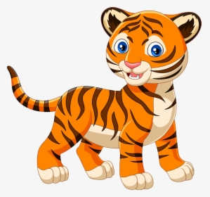 Tiger Cartoon , Png Download - Transparent Background Tiger Cartoon Png, Png Download, Transparent PNG