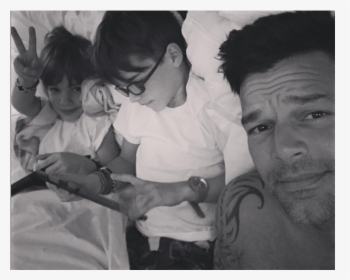 Ricky Martin Y Sus Hijos - Ricky Martin Baby Lucia, HD Png Download, Transparent PNG