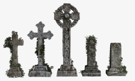 Transparent Graveyard Clipart - Cross Cemetery Png, Png Download, Transparent PNG