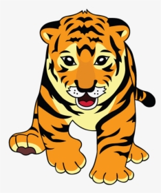 Tiger Cute Cartoon Picture Material Clipart Transparent - Feminine Gender Of Tiger, HD Png Download, Transparent PNG