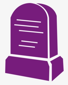 Purple Tombstone Icon - Tombstone Icon, HD Png Download, Transparent PNG