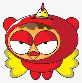 Superhero Chicken Svg Clip Arts - Cartoon Superhero, HD Png Download, Transparent PNG