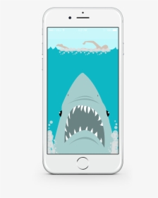 Shark Week Iphone Background Charlene Henry - Cartoon Shark Wallpaper Iphone, HD Png Download, Transparent PNG