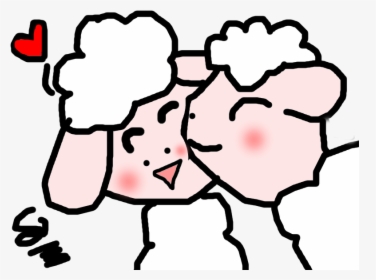 Cute Sheep Couple By Fairyangelkitty On Clipart Library, HD Png Download, Transparent PNG