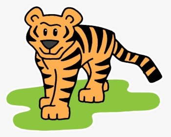 Cartoon Bengal Tiger - Bengal Tiger Clip Art, HD Png Download, Transparent PNG
