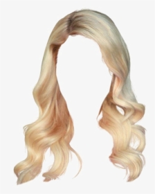 Blonde Wig Png - Transparent Blonde Hair Wig, Png Download, Transparent PNG
