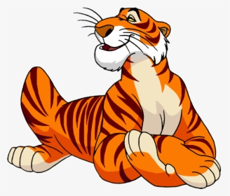 Shere Khan The Jungle Book Bagheera Tiger Cartoon - Cartoon Jungle Book Tiger, HD Png Download, Transparent PNG