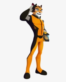Tag The Tiger - Cartoon, HD Png Download, Transparent PNG
