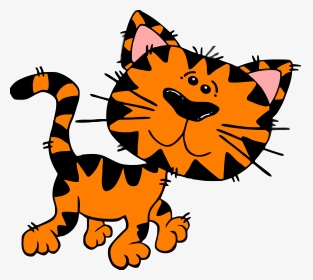 Tiger Kitty Clip Art - Chat Clipart, HD Png Download, Transparent PNG