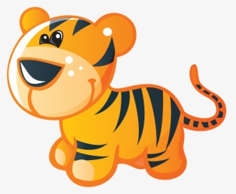Baby Tigers Bengal Tiger Cuteness Clip Art - Cartoon Cute Tiger .png, Transparent Png, Transparent PNG